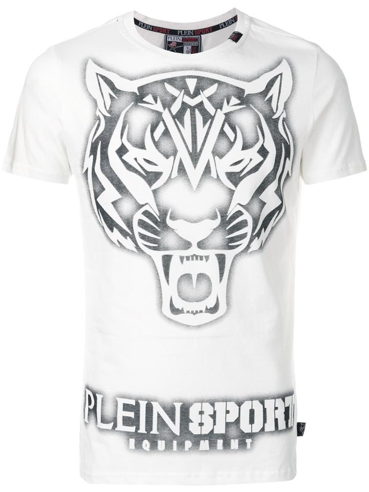 Plein Sport Logo Motif T-shirt - White