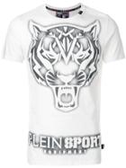 Plein Sport Logo Motif T-shirt - White
