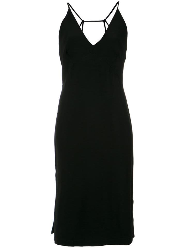 Osklen Spaghetti Straps Dress - Black