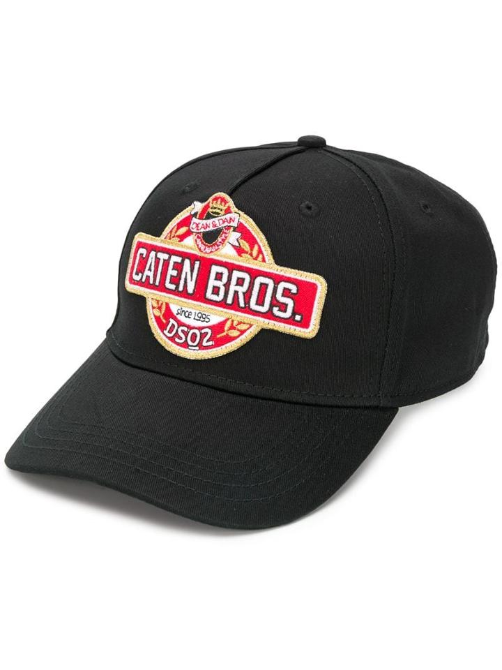 Dsquared2 Caten Bros Baseball Cap - Black