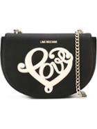 Love Moschino Chain Strap Embroidered Cross Body Bag