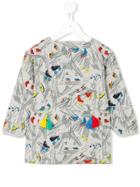 Stella Mccartney Kids Skate Motif Long Sleeve Shirt - Grey