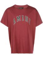 Amiri Oversized Logo Print T-shirt - Red