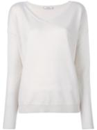Dorothee Schumacher - V Neck Jumper - Women - Cashmere - 1, Nude/neutrals, Cashmere