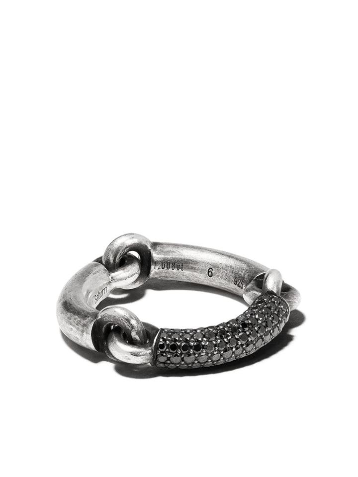 Maor The Solstice Diamond Ring - Silver