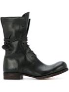 C Diem 7-hole Lace-up Boots - Black
