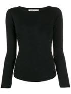 Ymc Long Sleeved Cotton T-shirt - Black
