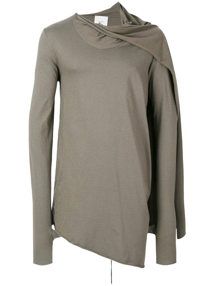 Lost & Found Rooms - Scarf T-shirt - Men - Cotton - M, Green, Cotton