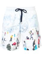 Vilebrequin Ski Motif Swim Shorts - White