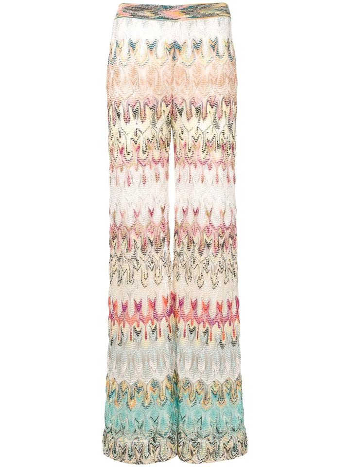 Missoni Crochet Trousers - Neutrals