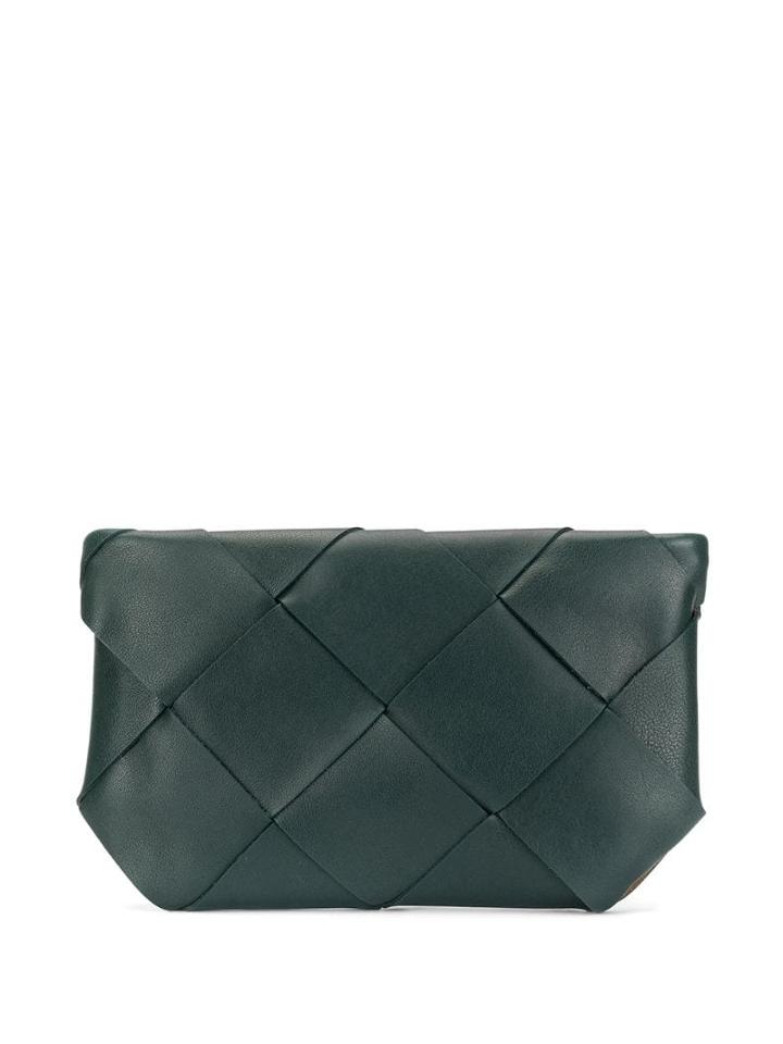 Bottega Veneta Intrecciato Clutch - Green