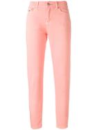 Tommy Jeans High-waisted Cropped Jeans - Pink & Purple
