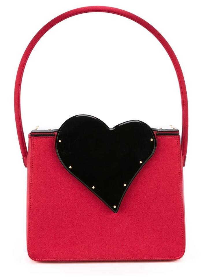 Yves Saint Laurent Vintage Heart Motif Evening Bag