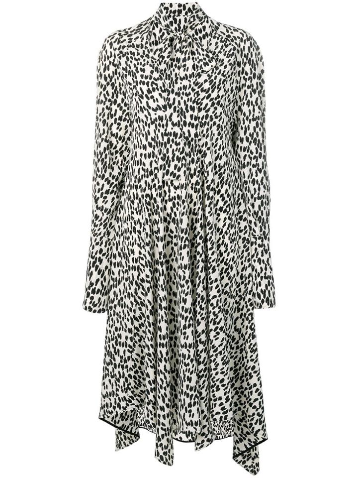 Petar Petrov Ice Leopard Print Dress - Neutrals
