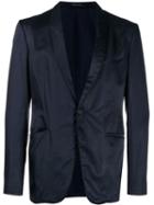 Giorgio Armani Pre-owned 2008 Shawl Lapel Glossy Effect Blazer - Blue