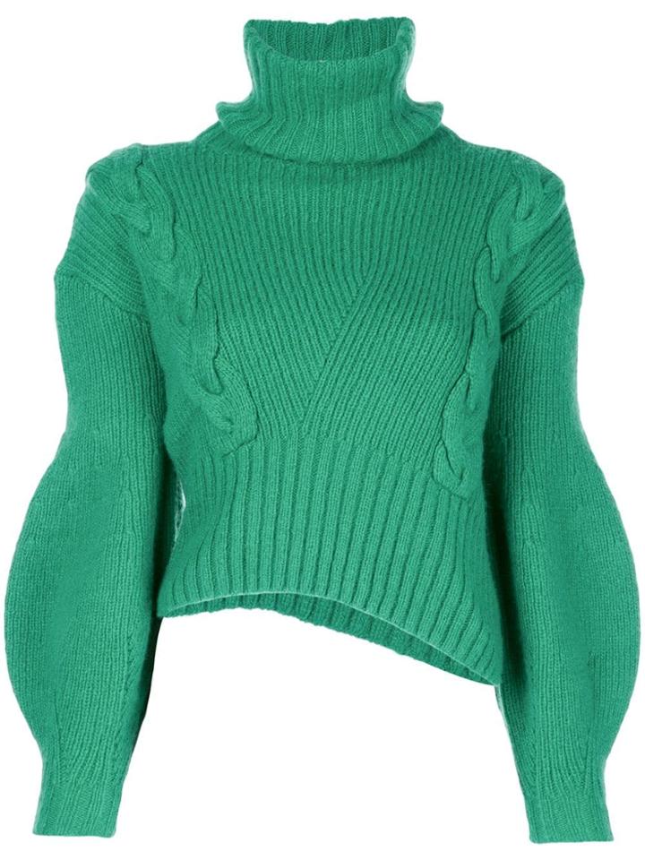 Alejandra Alonso Rojas Chunky Knit Jumper - Green