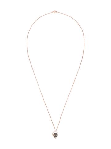 Kova Geometric Pearl Pendant Necklace - Metallic