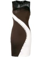Just Cavalli Stud-embellished Dress - Brown