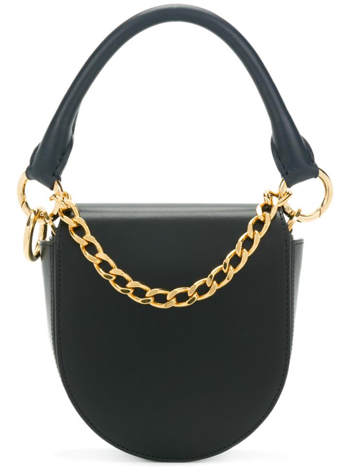 Sacai Foldover Shoulder Bag - Black