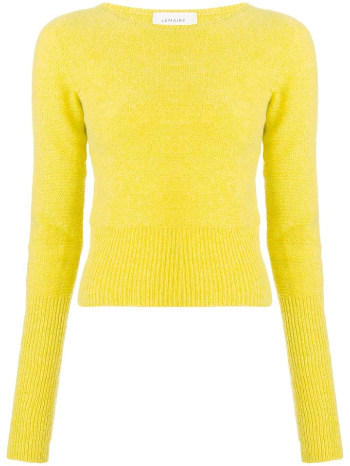 Lemaire Knitted Sweater - Yellow & Orange
