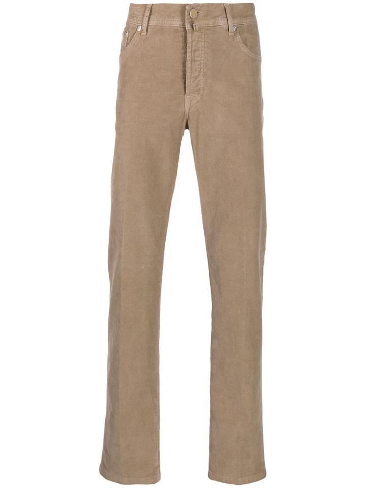 Kiton Corduroy Trousers - Neutrals