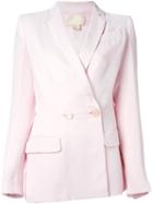 Antonio Berardi Open Back Lace Blazer, Women's, Size: 46, Pink/purple, Rayon