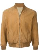 Yohji Yamamoto Vintage Zipped Bomber Jacket - Brown