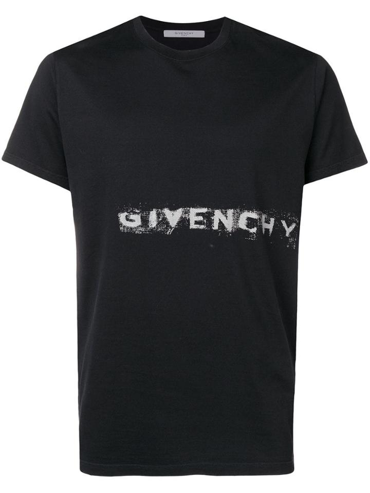 Givenchy Cotton Logo T-shirt - Black
