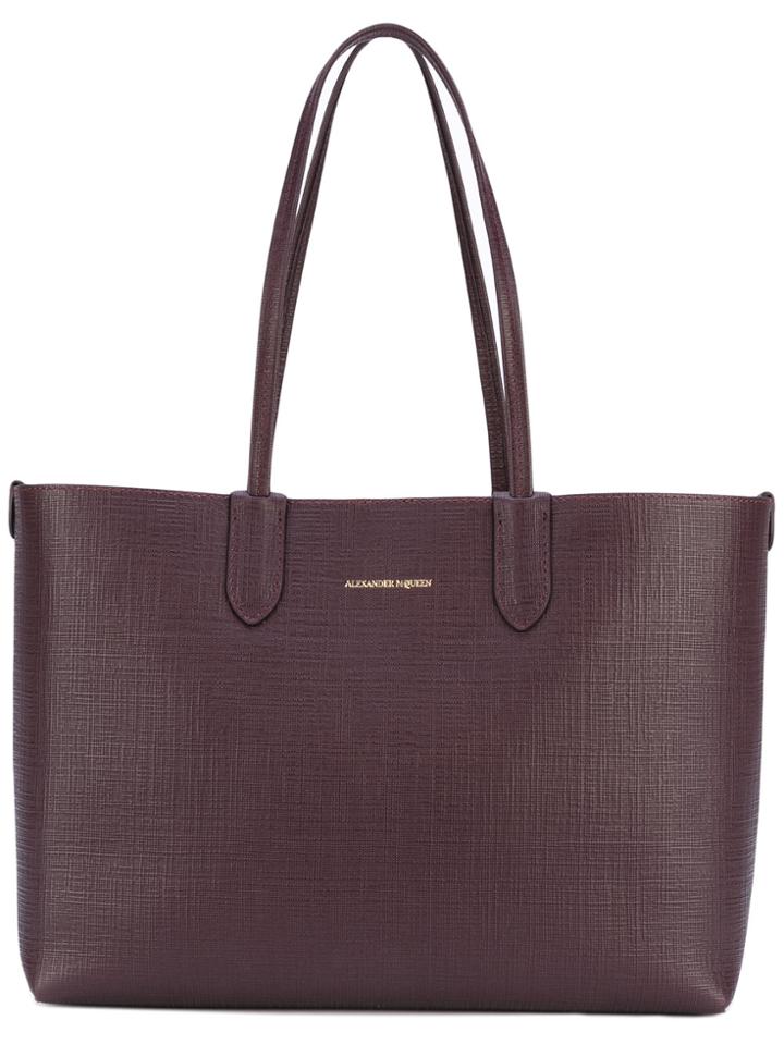 Alexander Mcqueen Shopper Tote - Red