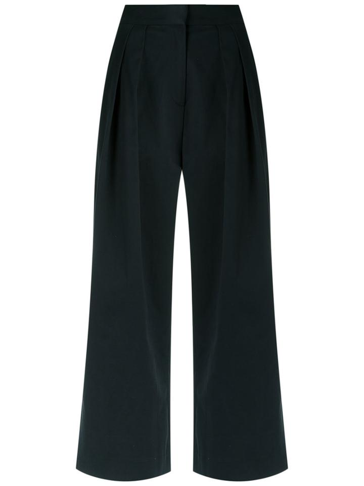 Andrea Marques - Palazzo Pants - Women - Cotton/spandex/elastane - 42, Blue, Cotton/spandex/elastane