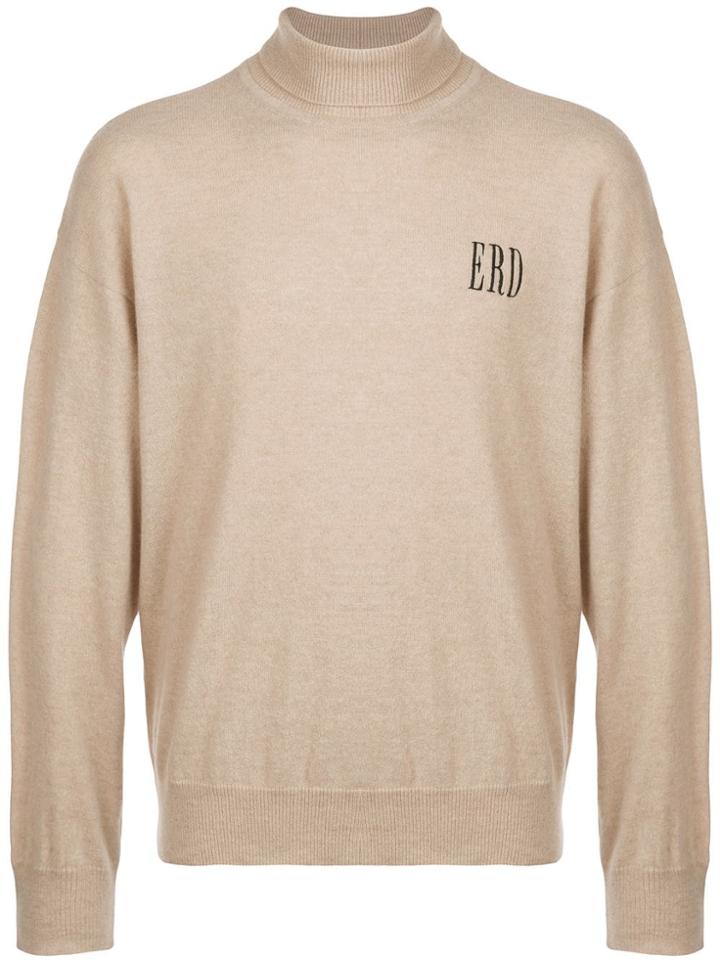 Enfants Riches Déprimés Logo Roll Neck Jumper - Neutrals