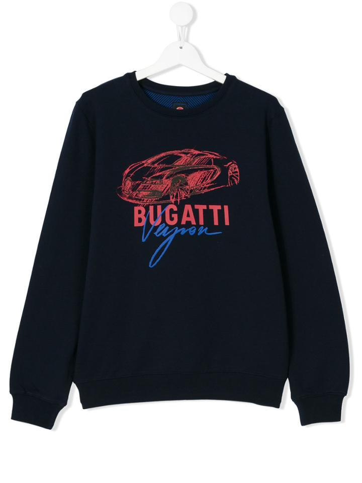 Bugatti Kids Graphic Print Sweatshirt - Blue