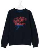 Bugatti Kids Graphic Print Sweatshirt - Blue
