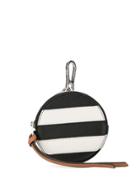 Loewe Stripe Coin Pouch - White
