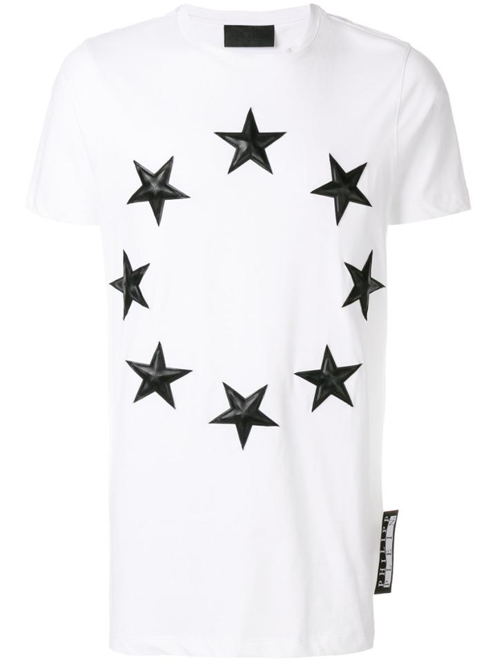 Philipp Plein Star Patch T-shirt - White