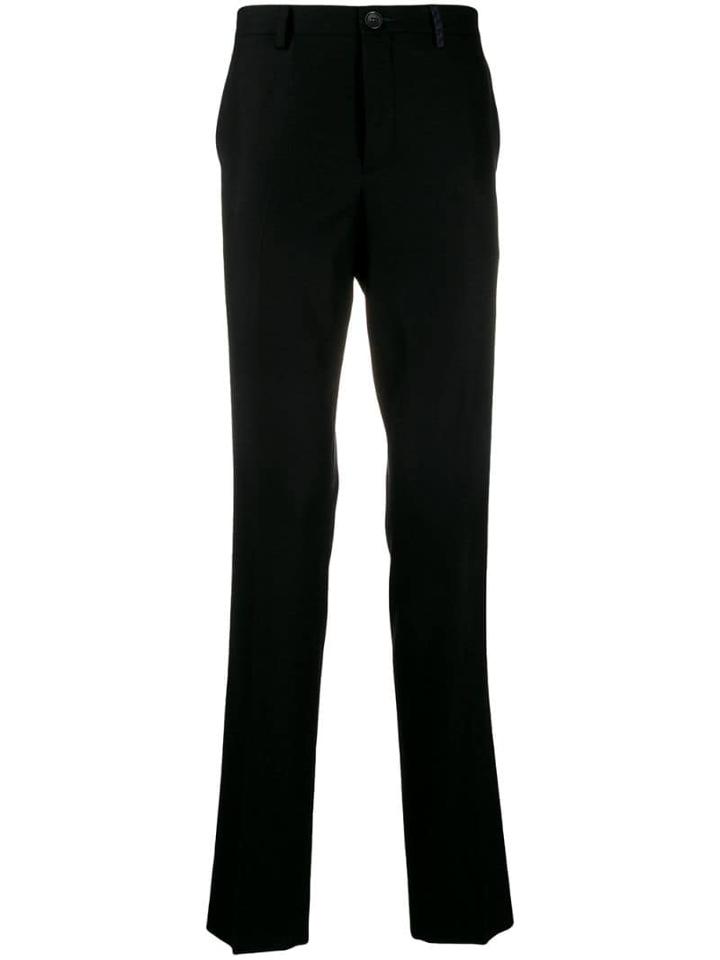 Ps Paul Smith Straight Leg Trousers - Black