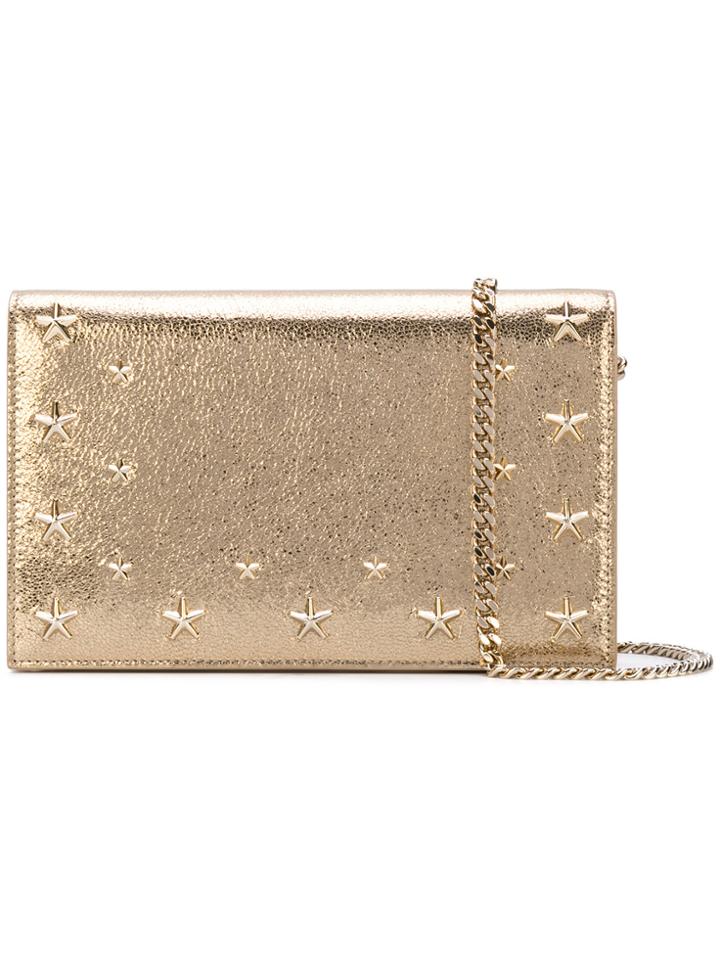 Jimmy Choo Star Studded Clutch - Yellow & Orange