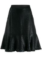 Karl Lagerfeld Karl's Treasure Boucle Skirt - Black