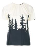 Dsquared2 Forest Print Blouse - White
