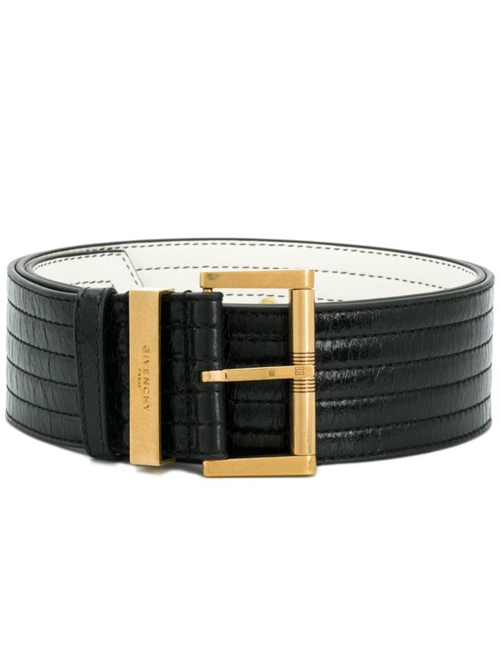Givenchy Ribbed Belt - Black