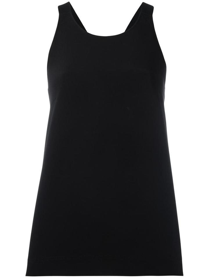 Joseph Strap Detail Top, Women's, Size: 36, Black, Viscose/spandex/elastane/cotton