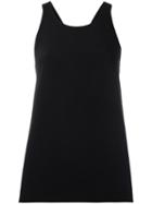 Joseph Strap Detail Top, Women's, Size: 36, Black, Viscose/spandex/elastane/cotton