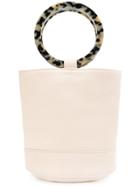 Simon Miller Resin Handle Bucket Tote - Nude & Neutrals