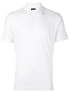 Z Zegna Classic Polo Shirt, Men's, Size: Large, White, Cotton