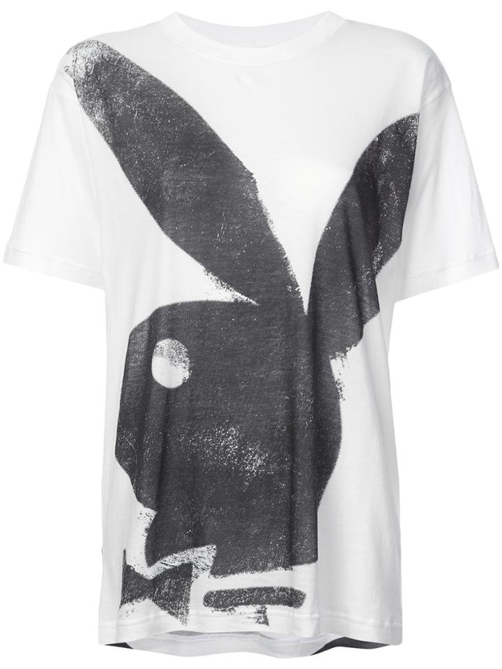 Marc Jacobs Playboy Print T-shirt - White