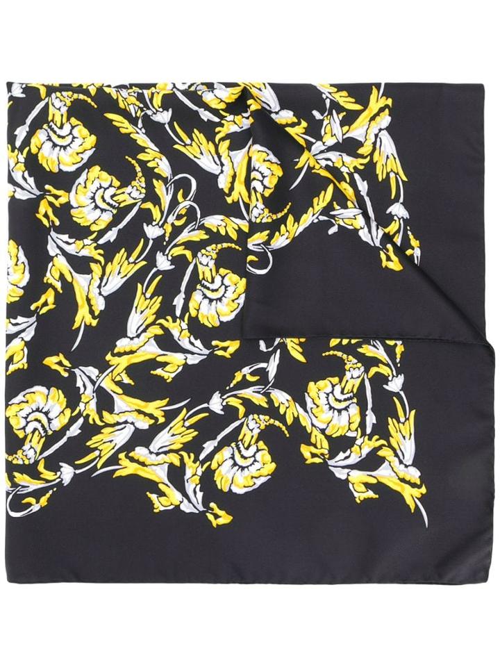 Escada Sport Logo Print Scarf - Black