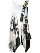 Antonio Marras - Scarf Insert Top - Women - Silk/cotton/polyester/viscose - 42, White, Silk/cotton/polyester/viscose