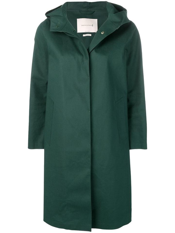 Mackintosh Cedar Green Bonded Cotton Hooded Coat