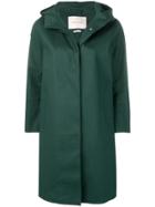 Mackintosh Cedar Green Bonded Cotton Hooded Coat