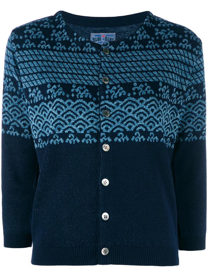 Blue Blue Japan - V-neck Cardigan - Women - Cotton/linen/flax - S, Cotton/linen/flax